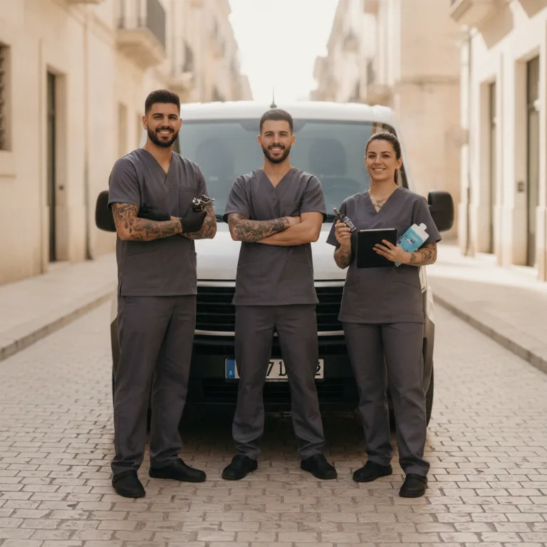Tatuatore team a Pistoia